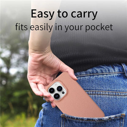 Y1 For iPhone 13 Pro Case Litchi Texture Anti-scratch PU Leather+PC Phone Cover
