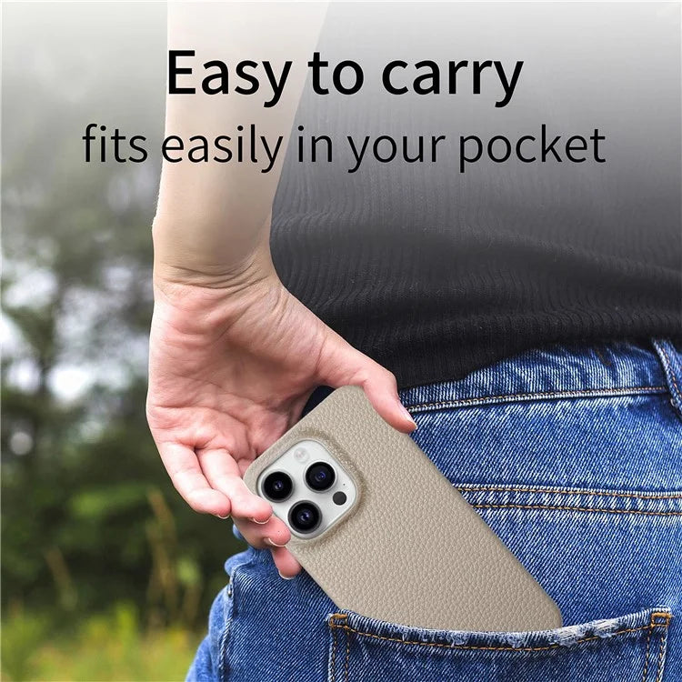 Y1 For iPhone 13 Pro Case Litchi Texture Anti-scratch PU Leather+PC Phone Cover