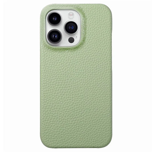 Y1 For iPhone 14 Pro Case Litchi Texture Leather+PC Anti-fingerprint Protective Shell