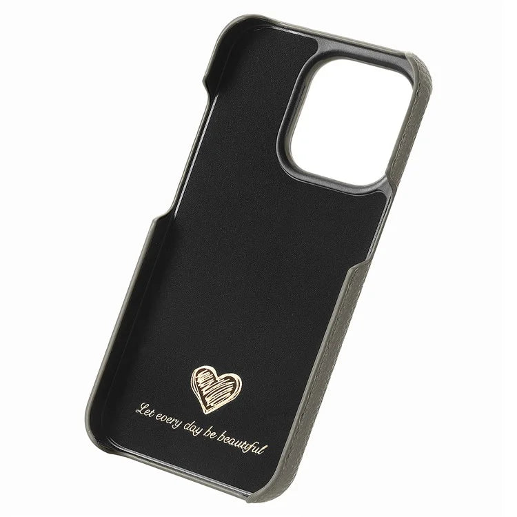 Y1 For iPhone 14 Pro Case Litchi Texture Leather+PC Anti-fingerprint Protective Shell