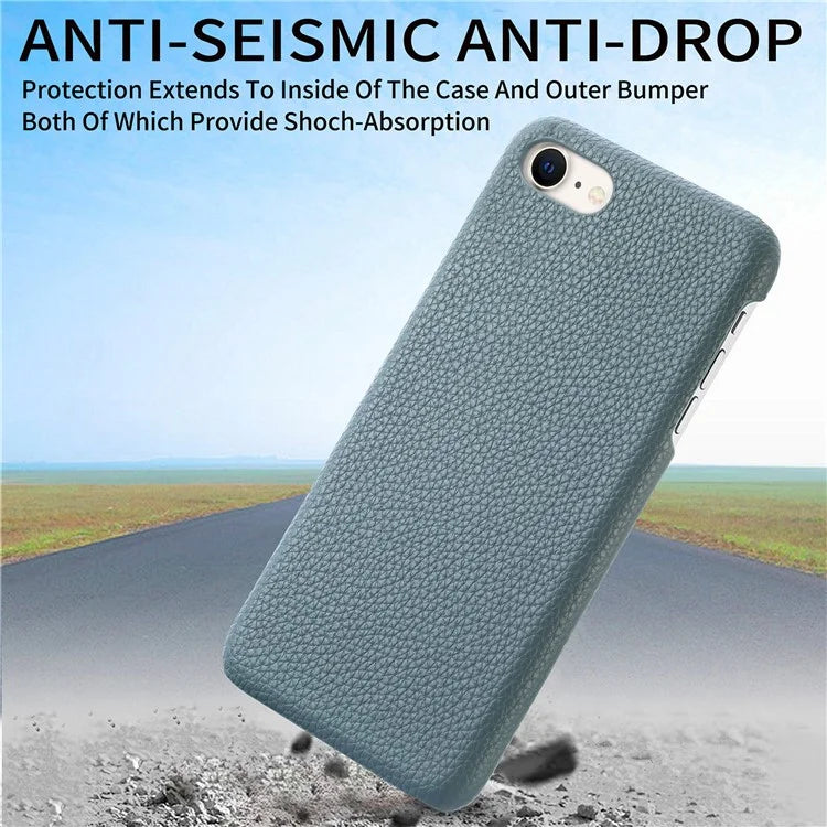 Y1 For iPhone 7 / 8 / SE (2020) / SE (2022) Case Litchi Texture Drop Proof PU Leather Coated PC Phone Cover
