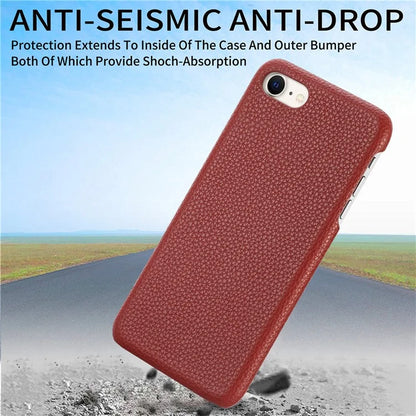 Y1 For iPhone 7 / 8 / SE (2020) / SE (2022) Case Litchi Texture Drop Proof PU Leather Coated PC Phone Cover