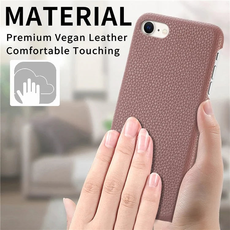 Y1 For iPhone 7 / 8 / SE (2020) / SE (2022) Case Litchi Texture Drop Proof PU Leather Coated PC Phone Cover