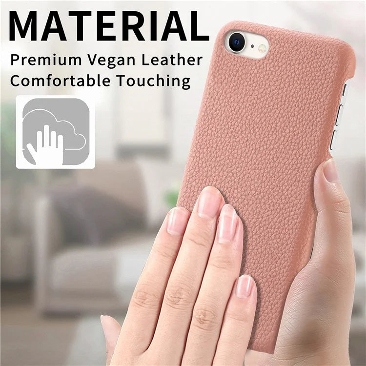 Y1 For iPhone 7 / 8 / SE (2020) / SE (2022) Case Litchi Texture Drop Proof PU Leather Coated PC Phone Cover
