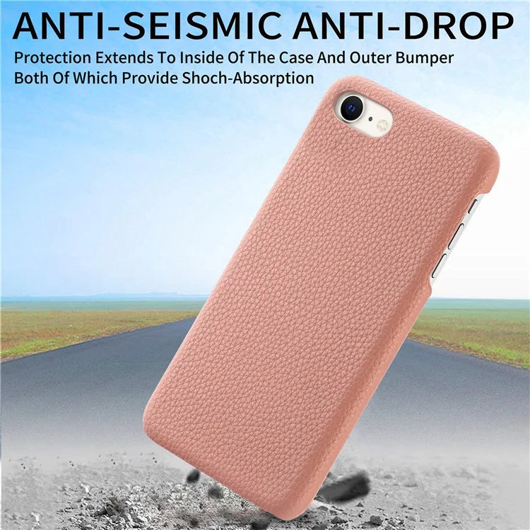 Y1 For iPhone 7 / 8 / SE (2020) / SE (2022) Case Litchi Texture Drop Proof PU Leather Coated PC Phone Cover