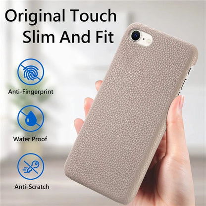 Y1 For iPhone 7 / 8 / SE (2020) / SE (2022) Case Litchi Texture Drop Proof PU Leather Coated PC Phone Cover