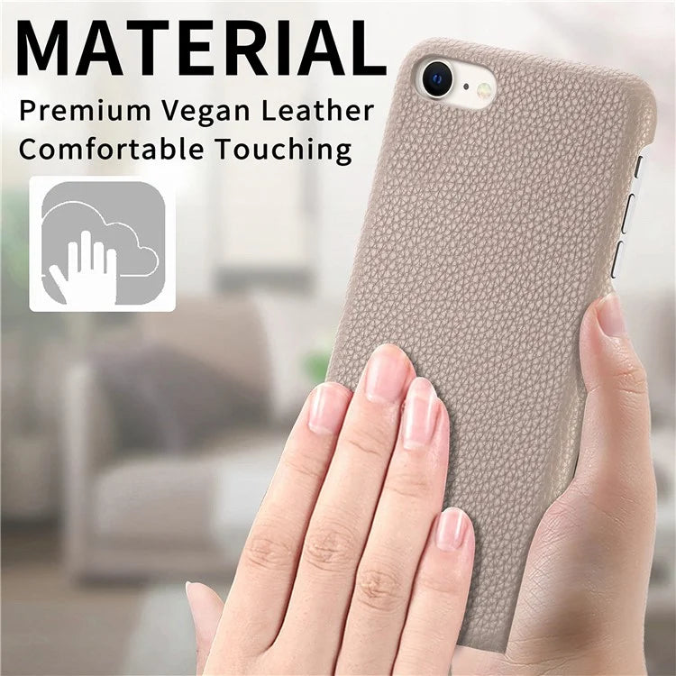 Y1 For iPhone 7 / 8 / SE (2020) / SE (2022) Case Litchi Texture Drop Proof PU Leather Coated PC Phone Cover