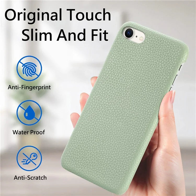 Y1 For iPhone 7 / 8 / SE (2020) / SE (2022) Case Litchi Texture Drop Proof PU Leather Coated PC Phone Cover
