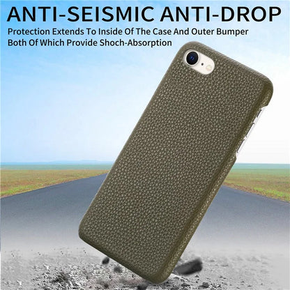 Y1 For iPhone 7 / 8 / SE (2020) / SE (2022) Case Litchi Texture Drop Proof PU Leather Coated PC Phone Cover