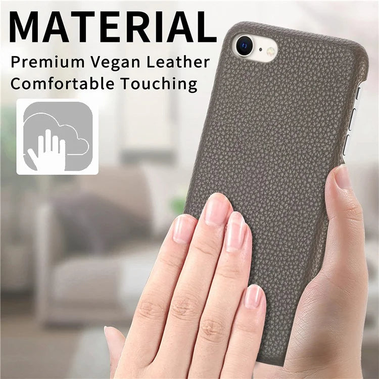 Y1 For iPhone 7 / 8 / SE (2020) / SE (2022) Case Litchi Texture Drop Proof PU Leather Coated PC Phone Cover