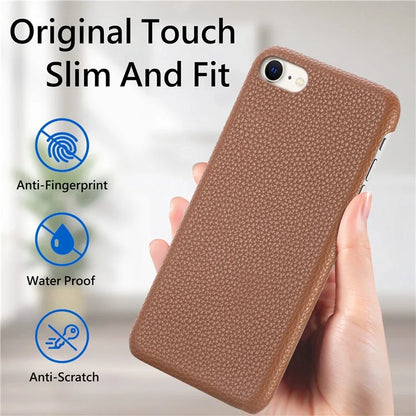 Y1 For iPhone 7 / 8 / SE (2020) / SE (2022) Case Litchi Texture Drop Proof PU Leather Coated PC Phone Cover
