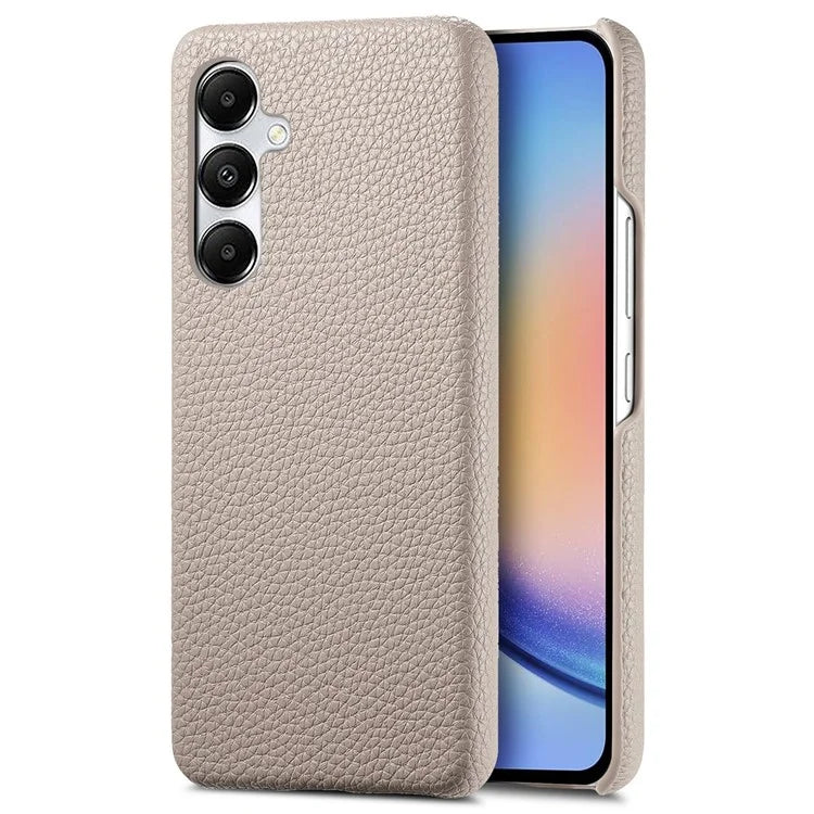 Y1 For Samsung Galaxy A35 5G Case Litchi Texture Leather+PC Back Cover
