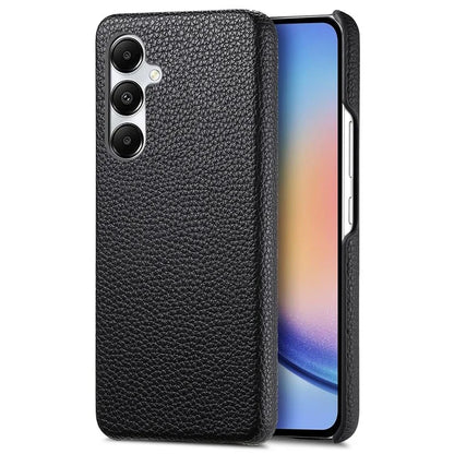 Y1 For Samsung Galaxy A35 5G Case Litchi Texture Leather+PC Back Cover