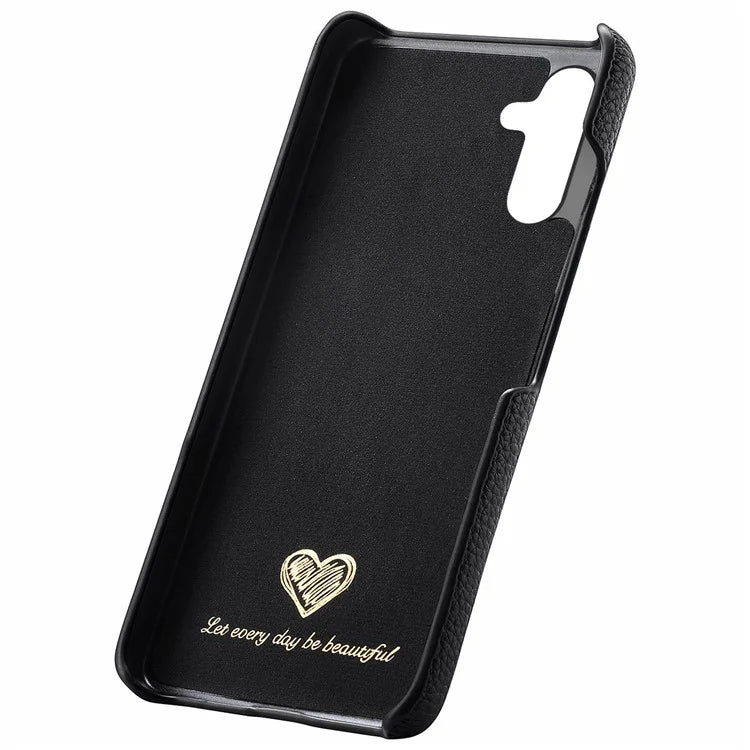 Y1 For Samsung Galaxy A35 5G Case Litchi Texture Leather+PC Back Cover