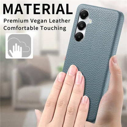 Y1 For Samsung Galaxy A35 5G Case Litchi Texture Leather+PC Back Cover