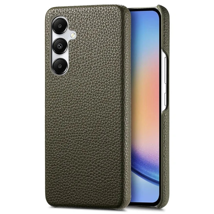 Y1 For Samsung Galaxy A35 5G Case Litchi Texture Leather+PC Back Cover
