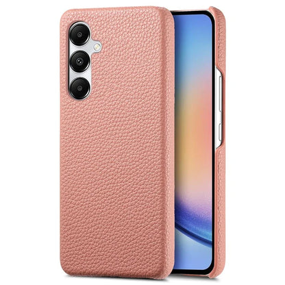 Y1 For Samsung Galaxy A35 5G Case Litchi Texture Leather+PC Back Cover