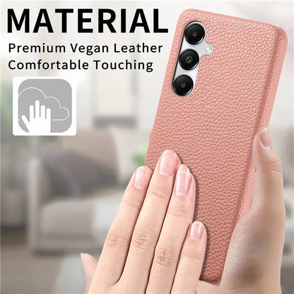 Y1 For Samsung Galaxy A35 5G Case Litchi Texture Leather+PC Back Cover