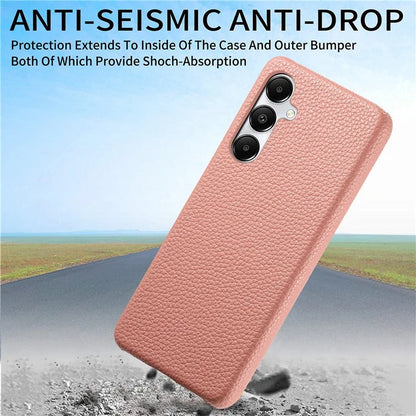 Y1 For Samsung Galaxy A35 5G Case Litchi Texture Leather+PC Back Cover