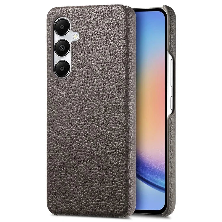 Y1 For Samsung Galaxy A35 5G Case Litchi Texture Leather+PC Back Cover
