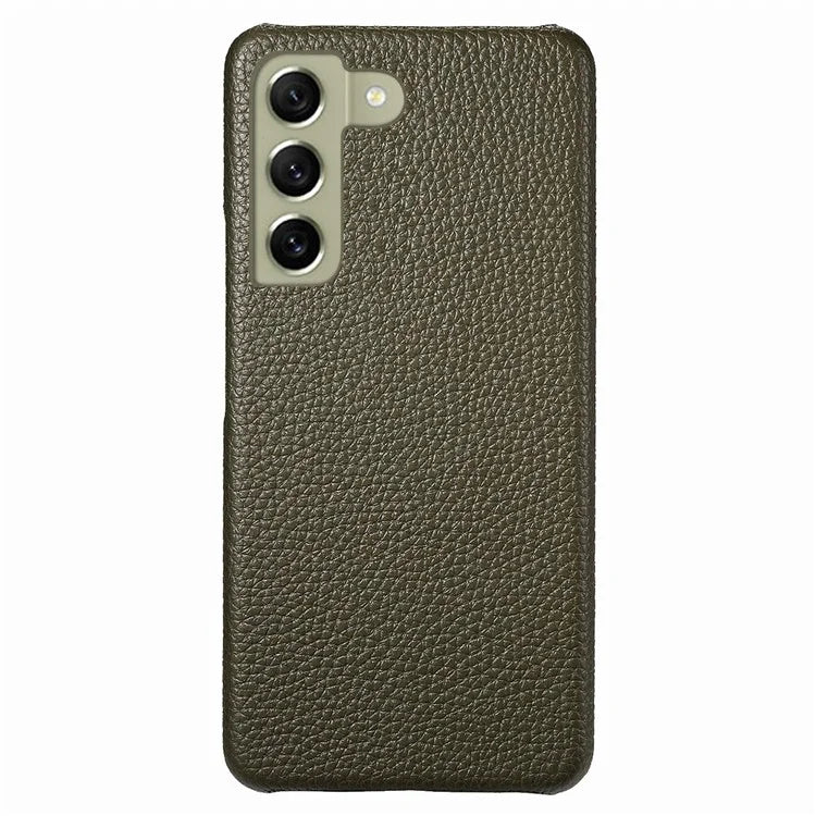 Y1 For Samsung Galaxy S21 FE 5G Case Anti-Scratch Litchi Texture PU+PC Phone Cover