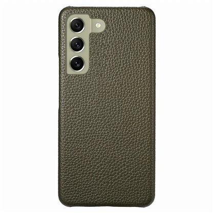 Y1 For Samsung Galaxy S21 FE 5G Case Anti-Scratch Litchi Texture PU+PC Phone Cover