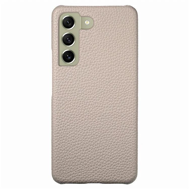 Y1 For Samsung Galaxy S21 FE 5G Case Anti-Scratch Litchi Texture PU+PC Phone Cover