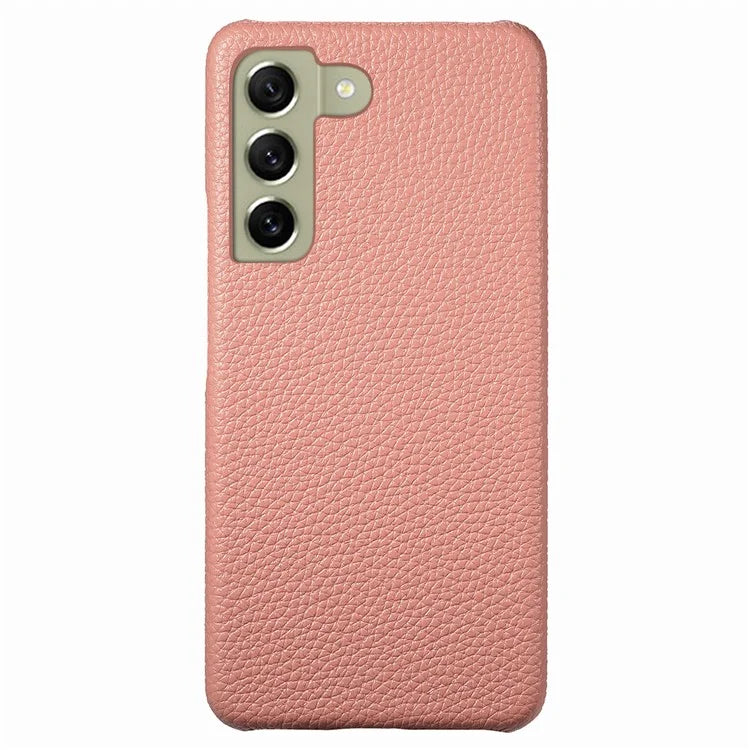 Y1 For Samsung Galaxy S21 FE 5G Case Anti-Scratch Litchi Texture PU+PC Phone Cover