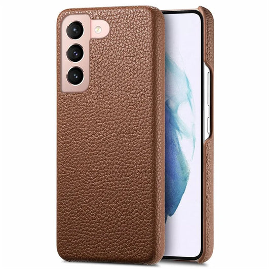 Y1 For Samsung Galaxy S21 4G / 5G Case PU Leather Coated PC Protective Phone Cover