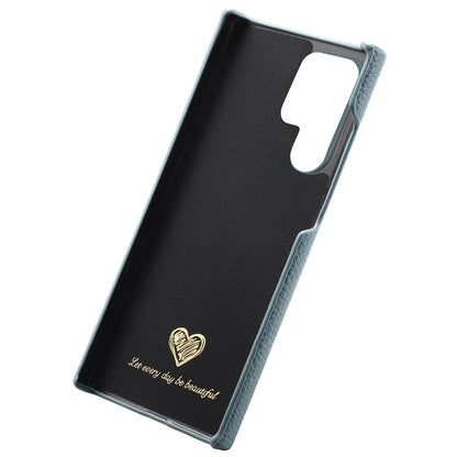 Y1 For Samsung Galaxy S22 Ultra 5G Slim Case Litchi Texture PU+PC Phone Cover