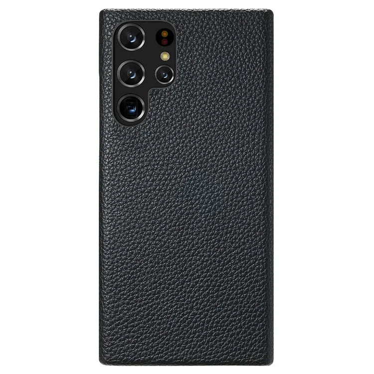 Y1 For Samsung Galaxy S22 Ultra 5G Slim Case Litchi Texture PU+PC Phone Cover