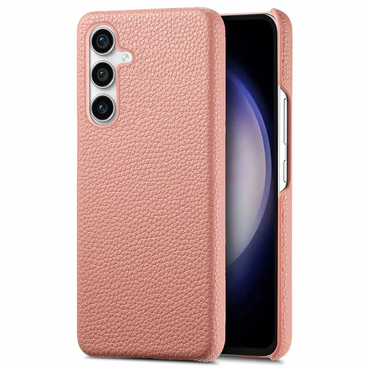 Y1 For Samsung Galaxy S23 FE Cell Phone Case Litchi Texture PU+PC Drop-proof Cover
