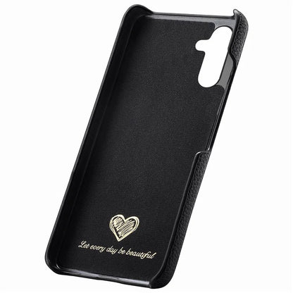Y1 For Samsung Galaxy S23 FE Cell Phone Case Litchi Texture PU+PC Drop-proof Cover
