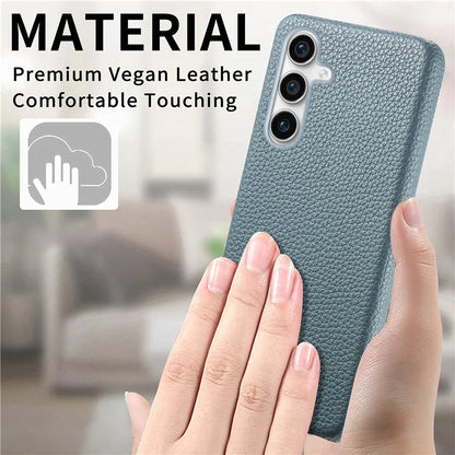 Y1 For Samsung Galaxy S23 FE Cell Phone Case Litchi Texture PU+PC Drop-proof Cover