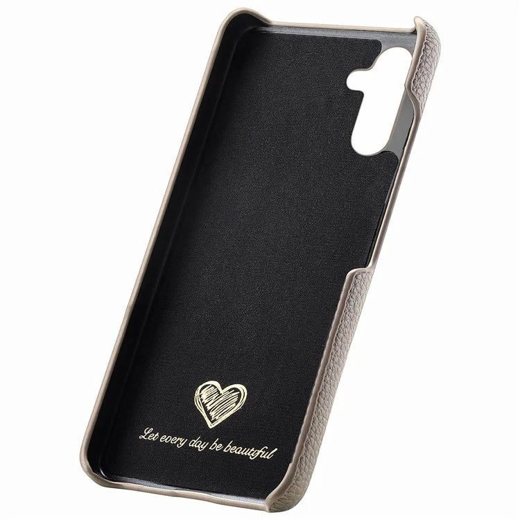 Y1 For Samsung Galaxy S23 FE Cell Phone Case Litchi Texture PU+PC Drop-proof Cover