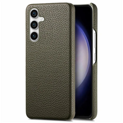 Y1 For Samsung Galaxy S23 FE Cell Phone Case Litchi Texture PU+PC Drop-proof Cover