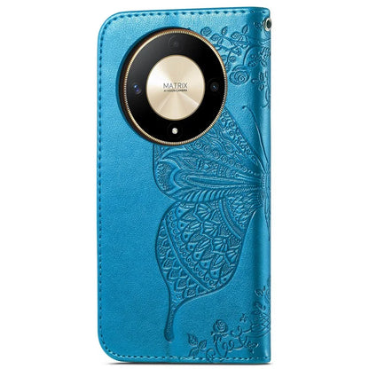 For Honor X9b 5G / Magic6 Lite 5G Phone Cover Stand Imprinted Pattern PU Leather Case