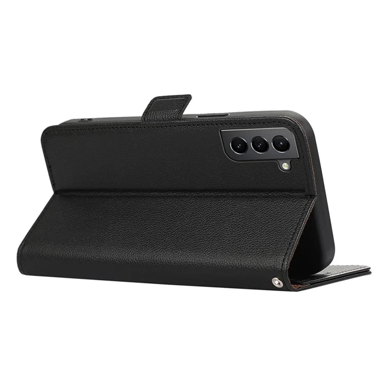 ABEEL For Samsung Galaxy S21 5G / 4G Wallet Case RFID Blocking PU Leather Phone Cover