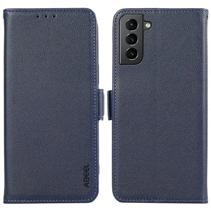 ABEEL For Samsung Galaxy S21 5G / 4G Wallet Case RFID Blocking PU Leather Phone Cover