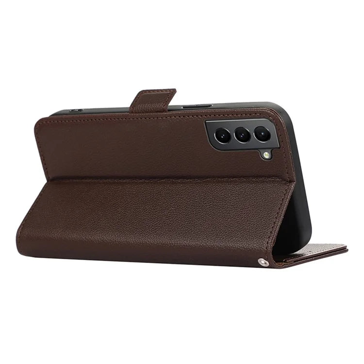 ABEEL For Samsung Galaxy S21 5G / 4G Wallet Case RFID Blocking PU Leather Phone Cover