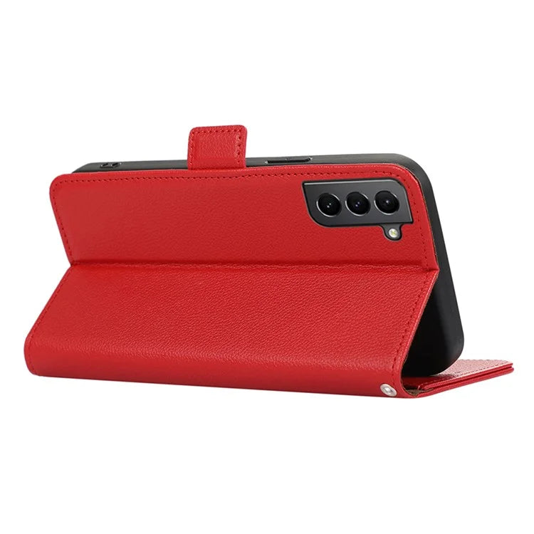 ABEEL For Samsung Galaxy S21 5G / 4G Wallet Case RFID Blocking PU Leather Phone Cover