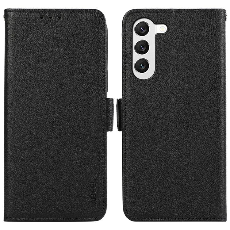 ABEEL For Samsung Galaxy S23 Leather Case RFID Blocking Wallet Protective Phone Cover