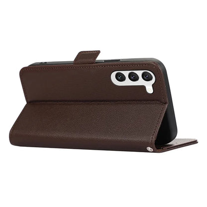 ABEEL For Samsung Galaxy S23 Leather Case RFID Blocking Wallet Protective Phone Cover