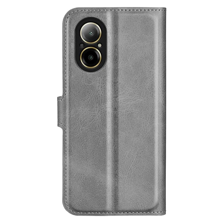 For Realme C67 4G Case Calf Texture Anti-scratch Leather Phone Wallet Stand Cover