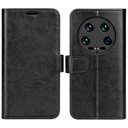 For Xiaomi 14 Ultra Case TPU+PU Leather Phone Protective Flip Cover Crazy Horse Texture