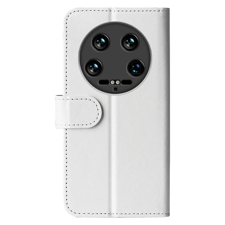 For Xiaomi 14 Ultra Case TPU+PU Leather Phone Protective Flip Cover Crazy Horse Texture