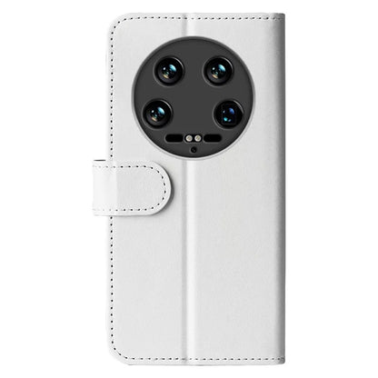 For Xiaomi 14 Ultra Case TPU+PU Leather Phone Protective Flip Cover Crazy Horse Texture