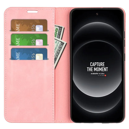 For Xiaomi 14 Ultra Case PU Leather Wallet Flip Magnetic Protect Phone Cover