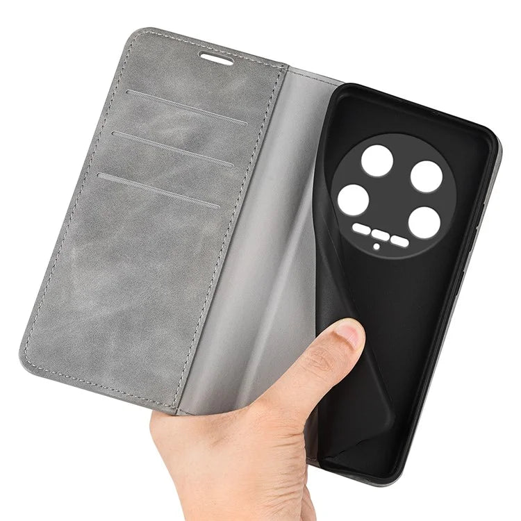 For Xiaomi 14 Ultra Case PU Leather Wallet Flip Magnetic Protect Phone Cover