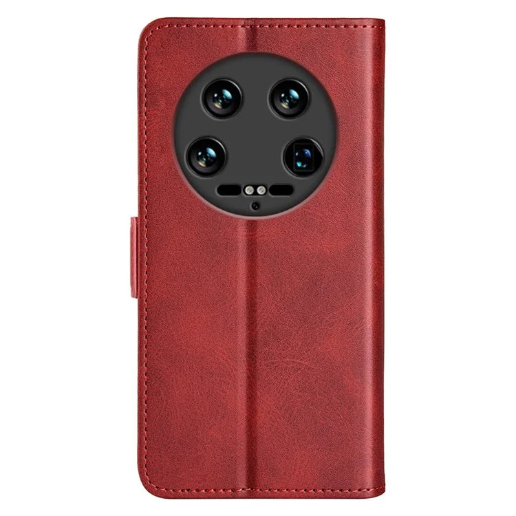 For Xiaomi 14 Ultra Phone Cover Magnetic Clasp Leather Phone Case with Wallet